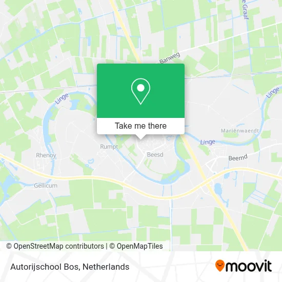 Autorijschool Bos Karte