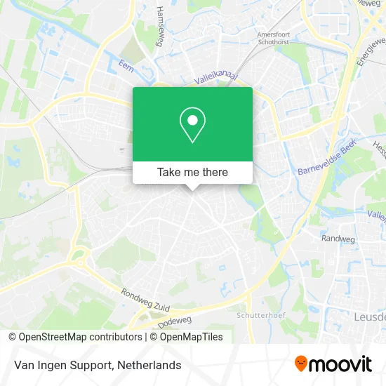 Van Ingen Support map