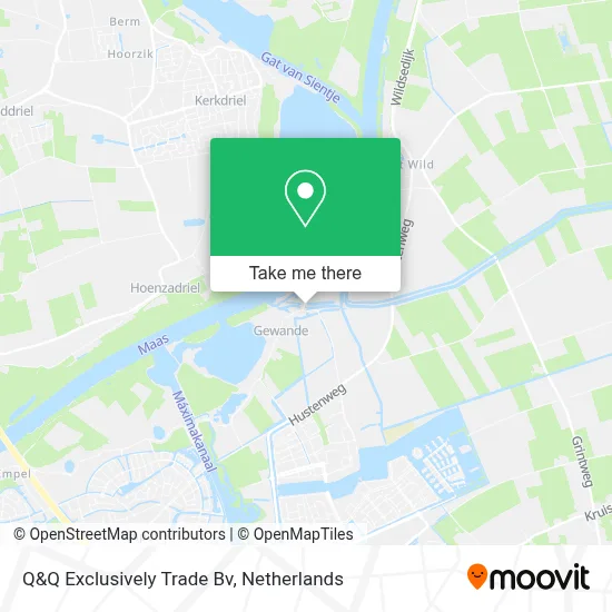 Q&Q Exclusively Trade Bv map