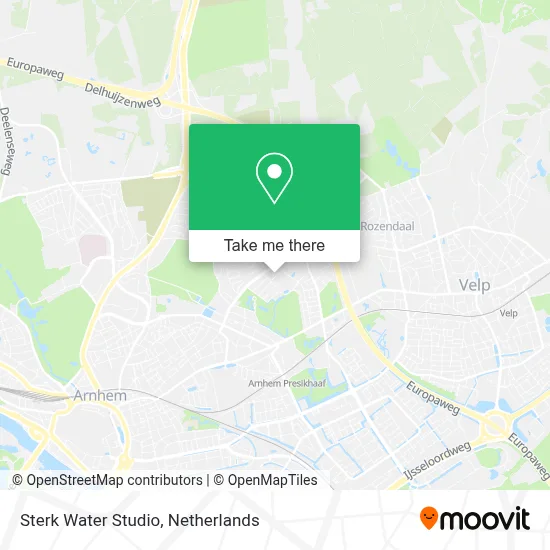 Sterk Water Studio map