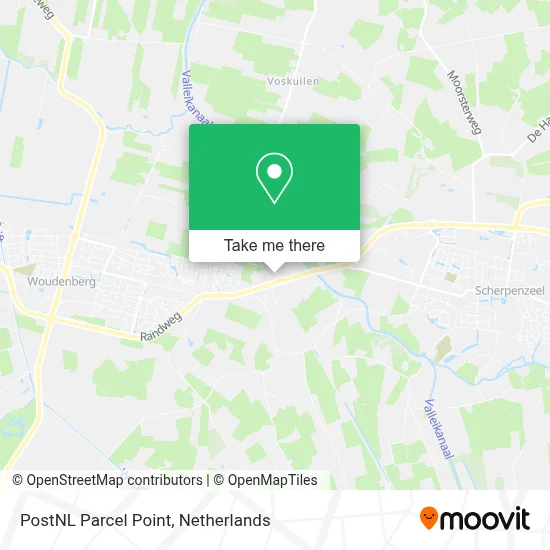 Postnl Pakketpunt map