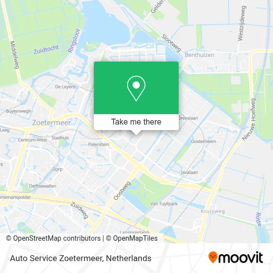 Auto Service Zoetermeer Karte