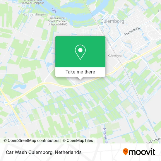 Car Wash Culemborg map