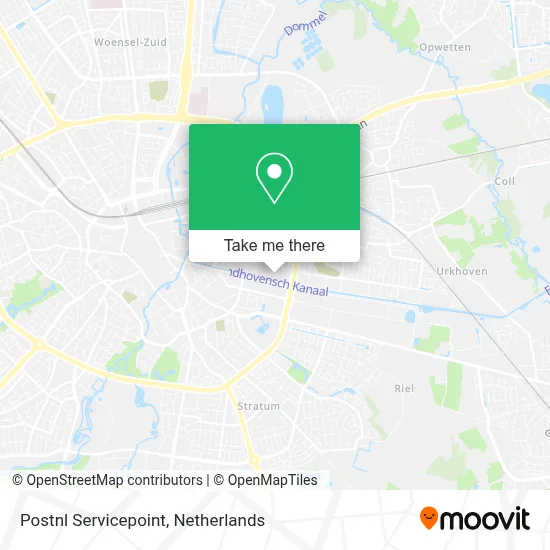 Postnl Servicepoint map