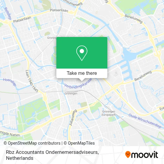 Rbz Accountants Ondernemersadviseurs map