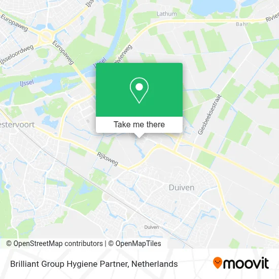 Brilliant Group Hygiene Partner map