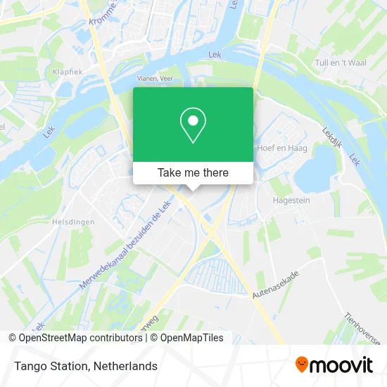 Tango Station map