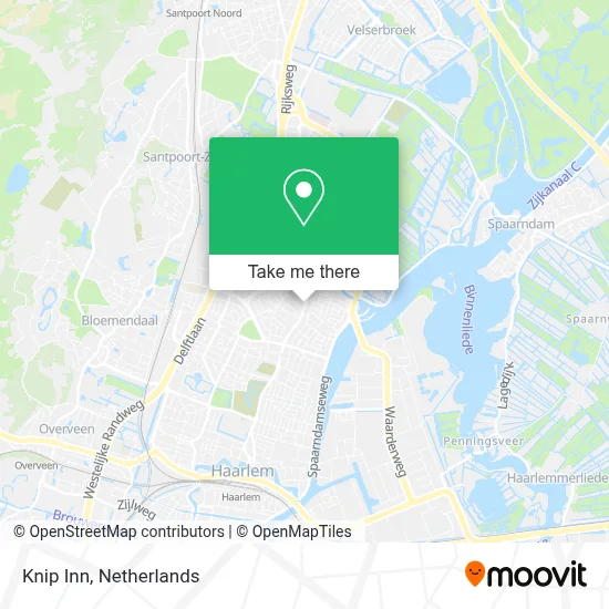 Knip Inn map