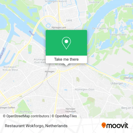 Restaurant Wokforgo map