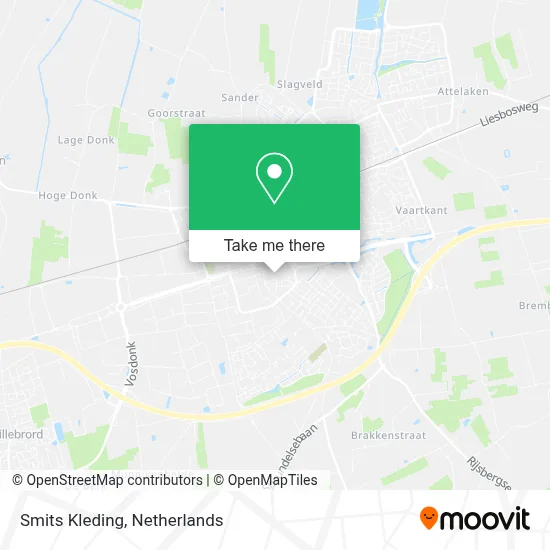Smits Kleding map