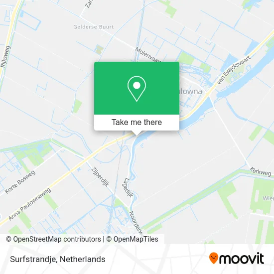 Surfstrandje map