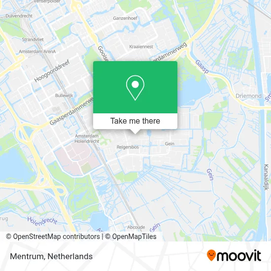 Mentrum map