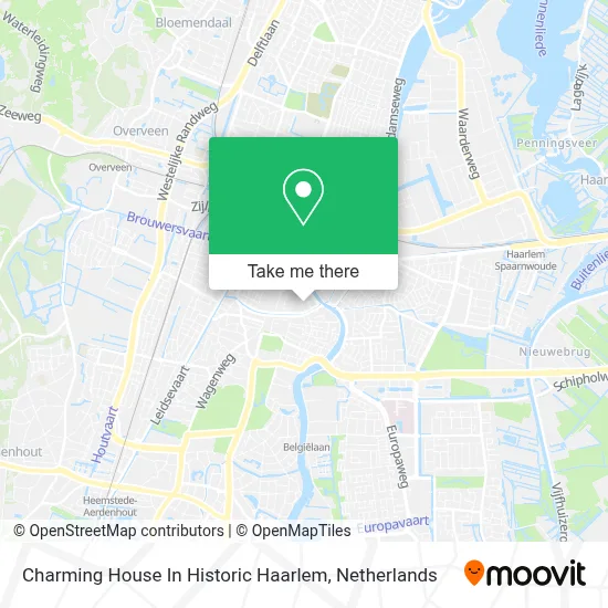 Charming House In Historic Haarlem map