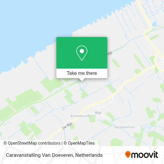 Caravanstalling Van Doeveren Karte