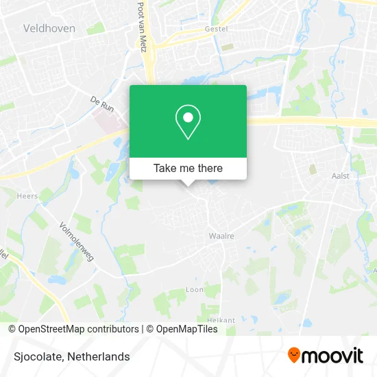 Sjocolate map