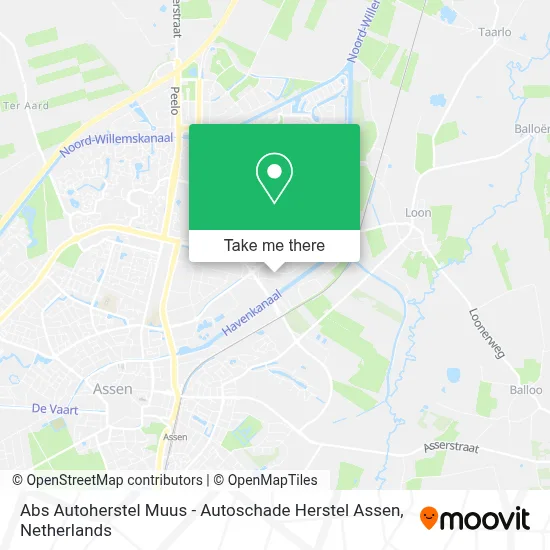 Abs Autoherstel Muus - Autoschade Herstel Assen map