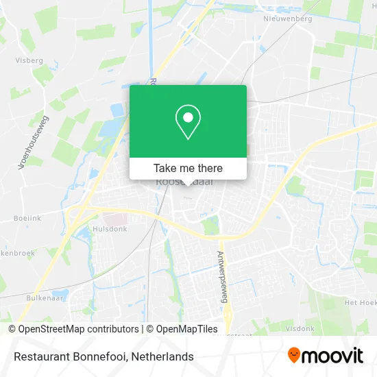 Restaurant Bonnefooi map