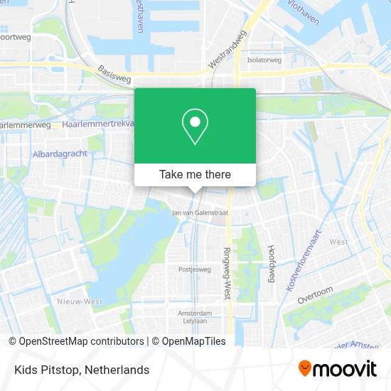 Kids Pitstop map