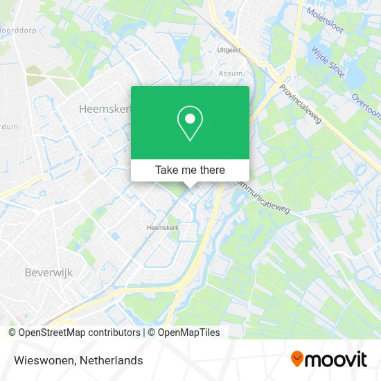 Wieswonen map
