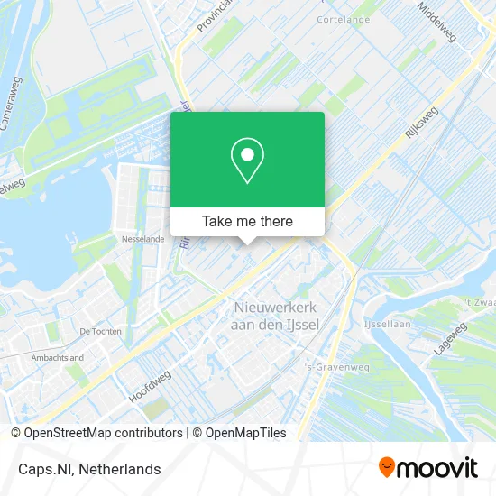Caps.Nl map