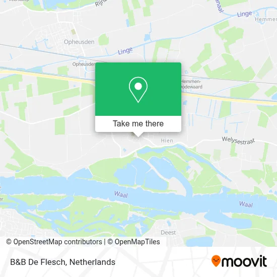 B&B De Flesch map