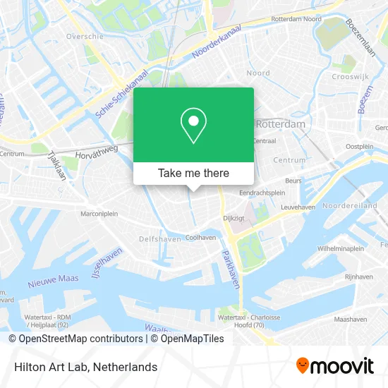 Hilton Art Lab map