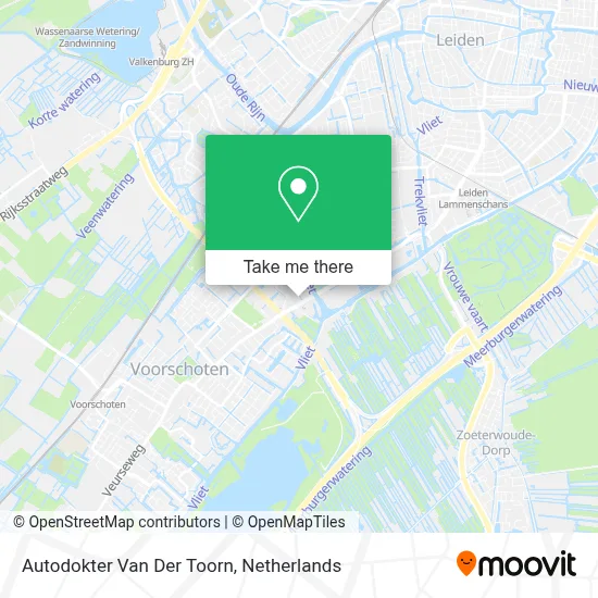 Autodokter Van Der Toorn map