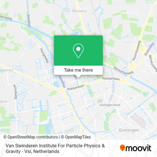 Van Swinderen Institute For Particle Physics & Gravity - Vsi map