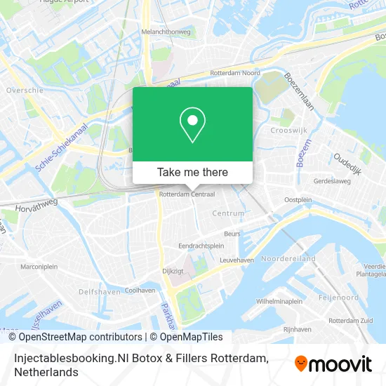 Injectablesbooking.Nl Botox & Fillers Rotterdam Karte