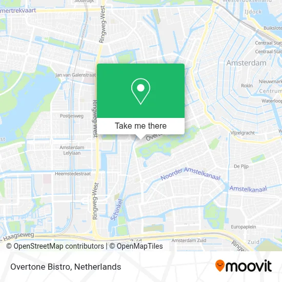 Overtone Bistro map