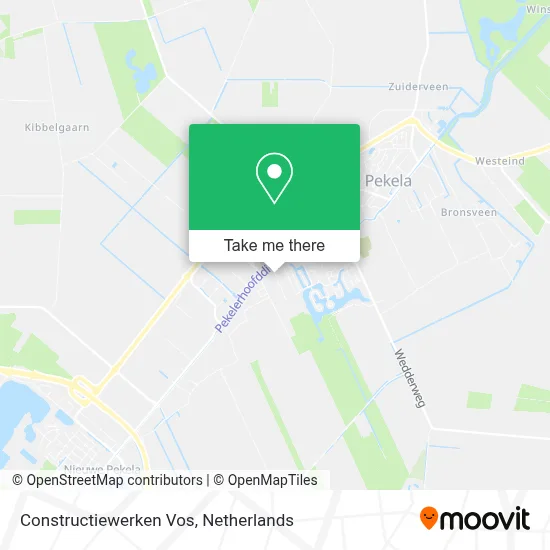 Constructiewerken Vos Karte