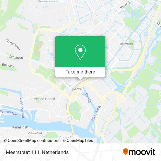 Meerstraat 111 map
