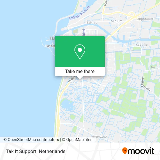 Tak It Support map