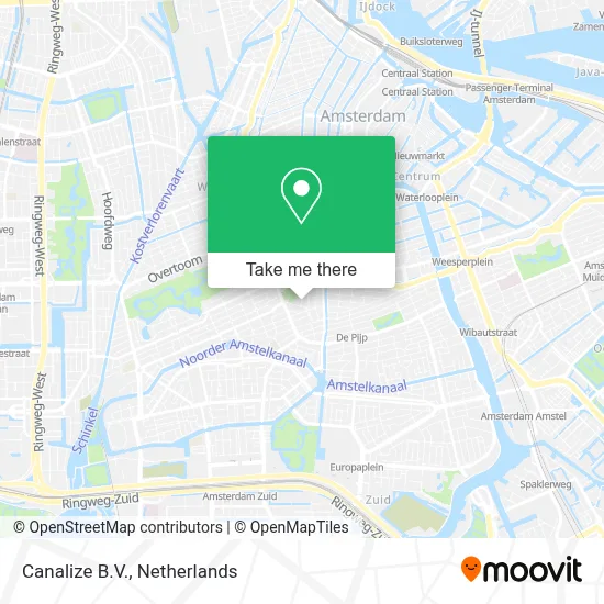 Canalize B.V. map