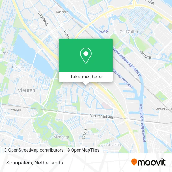 Scanpaleis map