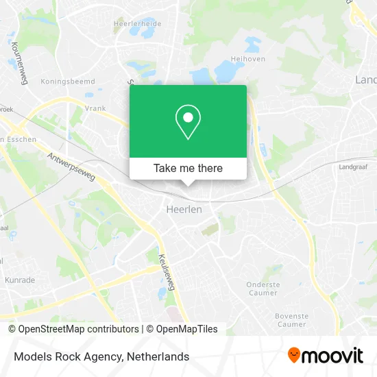 Models Rock Agency map