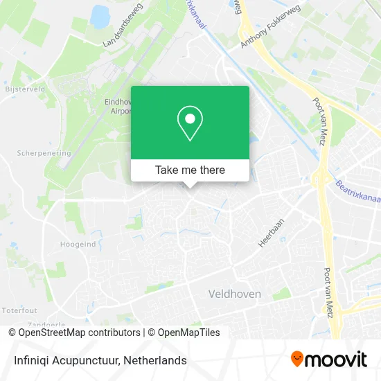 Infiniqi Acupunctuur map