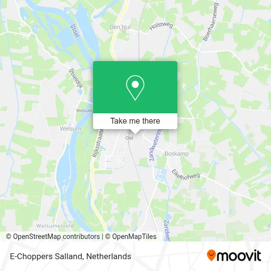E-Choppers Salland map
