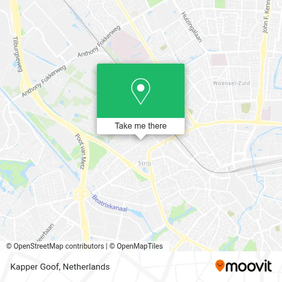 Kapper Goof map