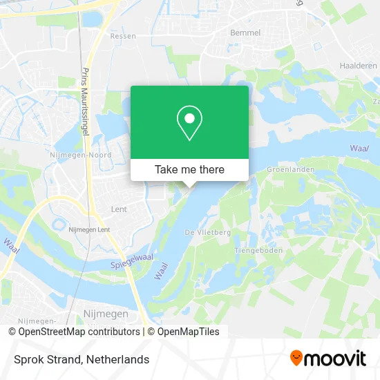 Sprok Strand map
