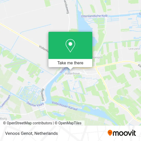 Venoos Genot map