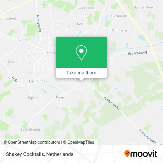 Shakey Cocktails map