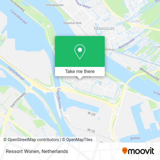 Ressort Wonen Karte