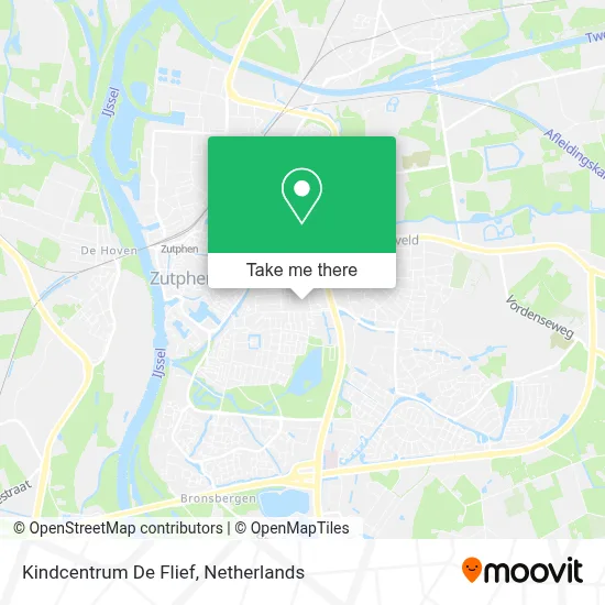 Kindcentrum De Flief map