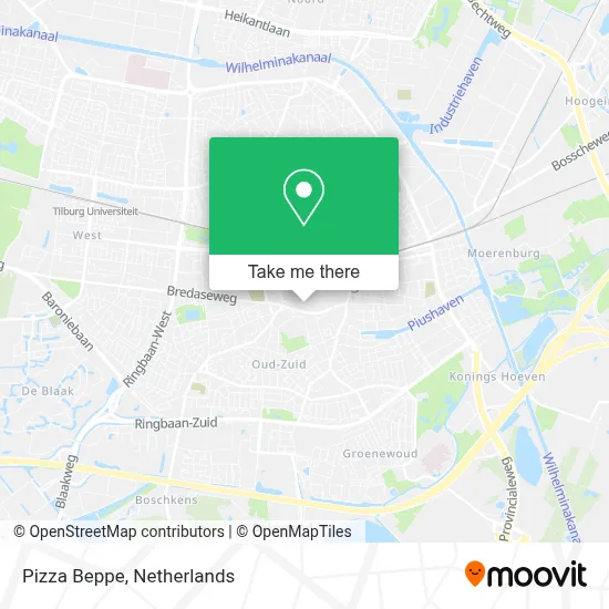 Pizza Beppe map