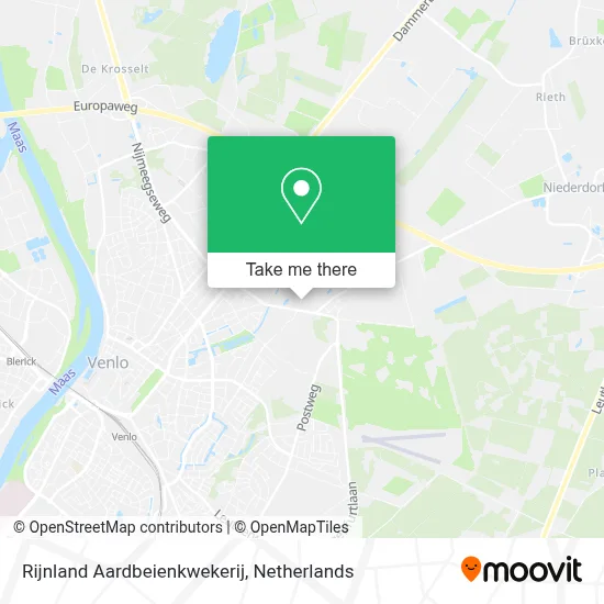 Rijnland Aardbeienkwekerij map