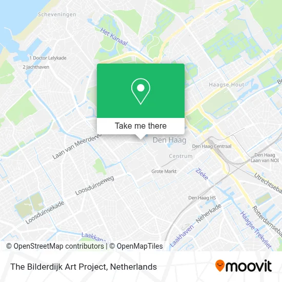 The Bilderdijk Art Project map
