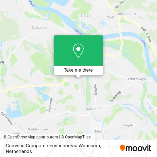Comvice Computerservicebureau Wanssum Karte