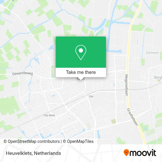 Heuvelklets map