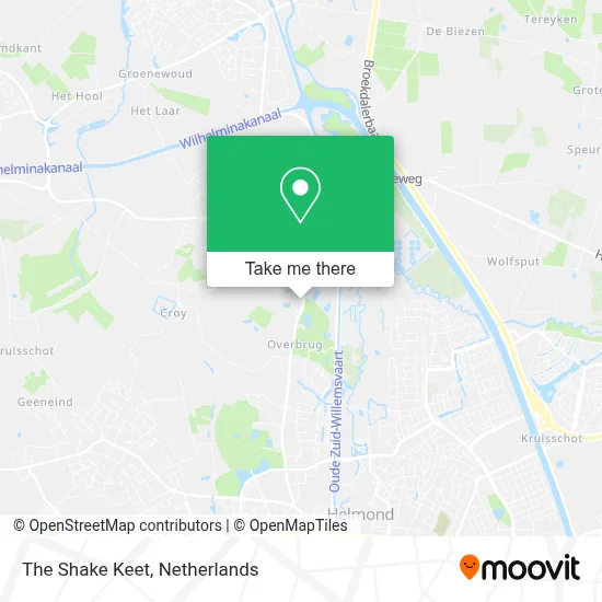 The Shake Keet map